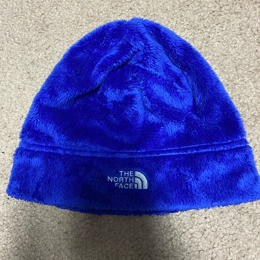 The north face blue beanie
